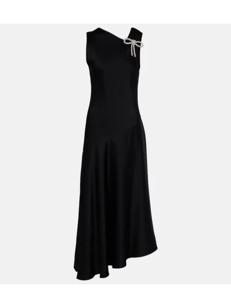Rochie midi Jil Sander până la genunchi de costum negru