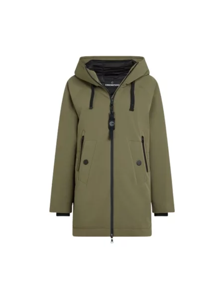 Parka Creenstone zielona