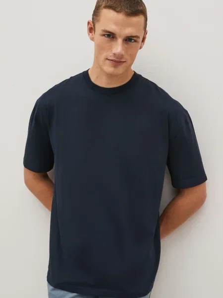 Next Tricou bleumarin