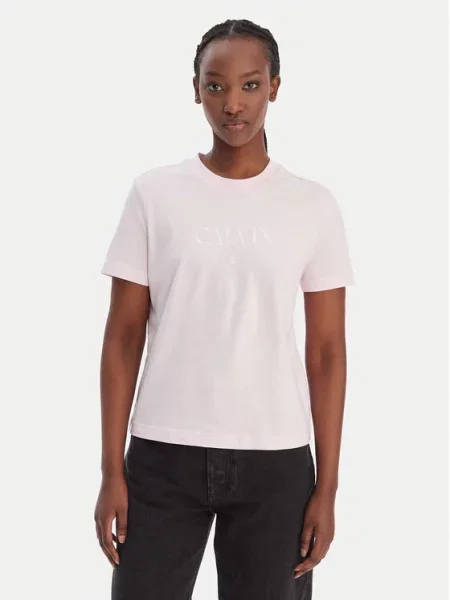 Calvin Klein Jeans Marškinėliai Cktail Concept rožinė