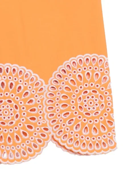 Spodnie dziecięce Stella Mccartney pomarańczowe