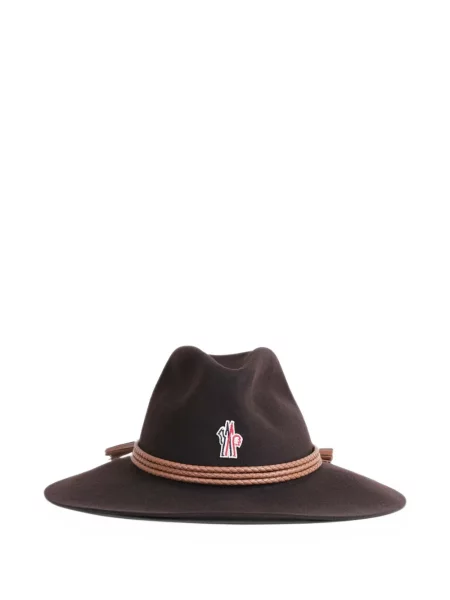 Čiapka Moncler Grenoble hnedá