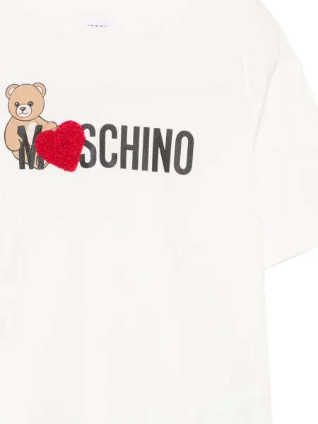 Koszulka dziecięca Moschino biała