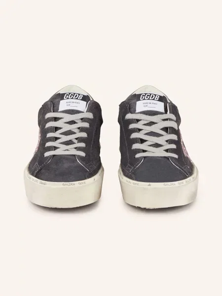 Golden Goose Sneakersy Ball Star grau złote