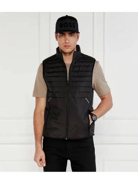 BOSS GREEN Vestă negru