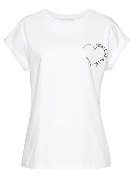 LASCANA Tricou negru alb