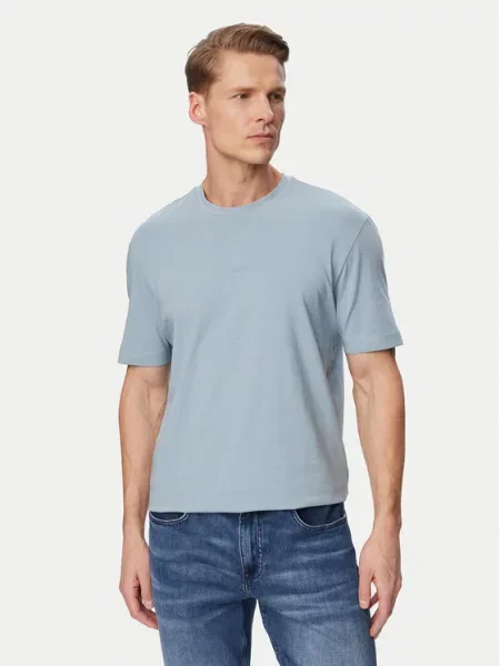 BOSS Tricou Tchup deschis albastru