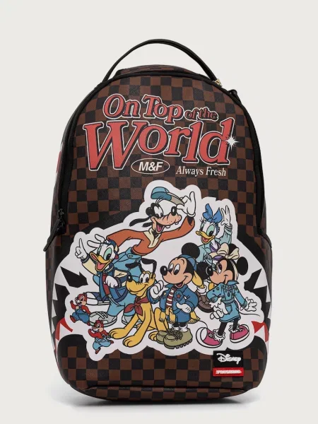 Sprayground rucsac MICKEY & FRIENDS maro