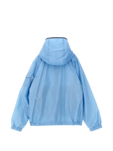 Kurtka dziecięca Moncler Enfant niebieska