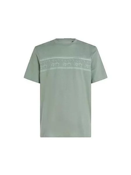 Tricou O'neill cu model floral verde