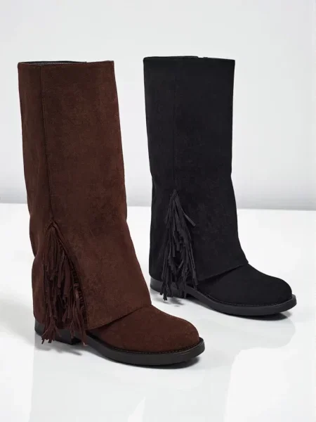 Botine Resti din piele maro