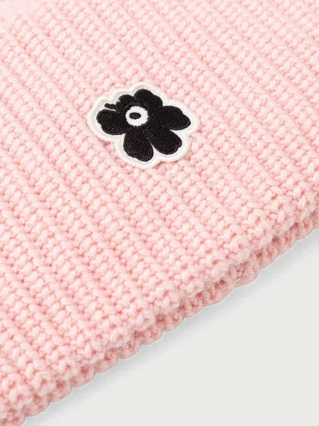 Marimekko căciulă de damă din lână roz