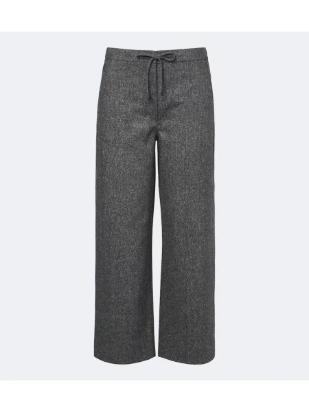 Pantaloni 's Max Mara de lână negru