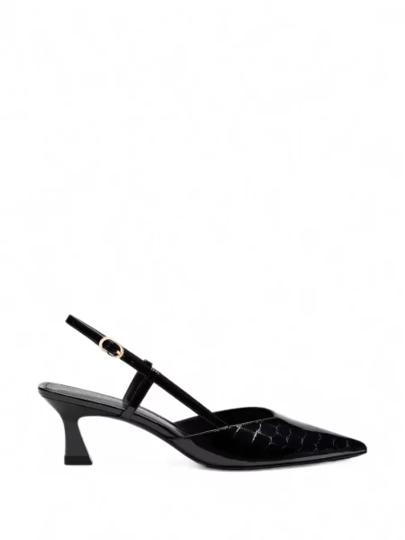 Pantofi cu toc Stuart Weitzman din piele negru