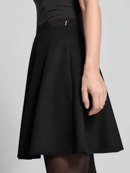 Boss Spódnica Z Dżerseju Vetira schwarz czarna