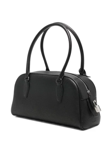 Geantă shopper The Row din piele negru