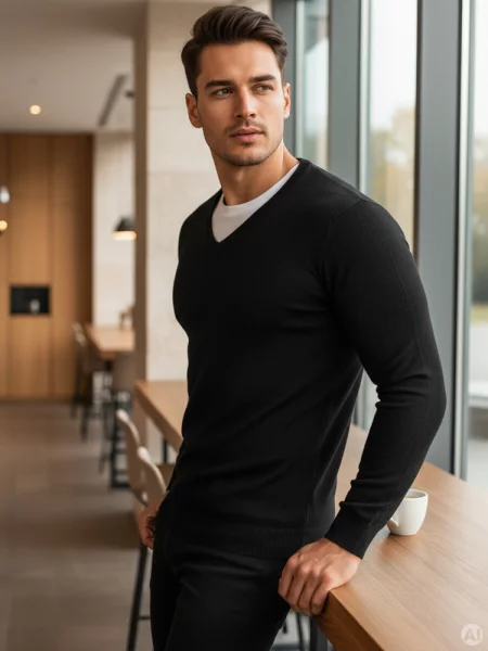 Sweter Dstreet czarny
