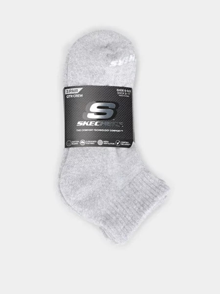 Skechers Набір шкарпеток Бавовна/поліестер сірий