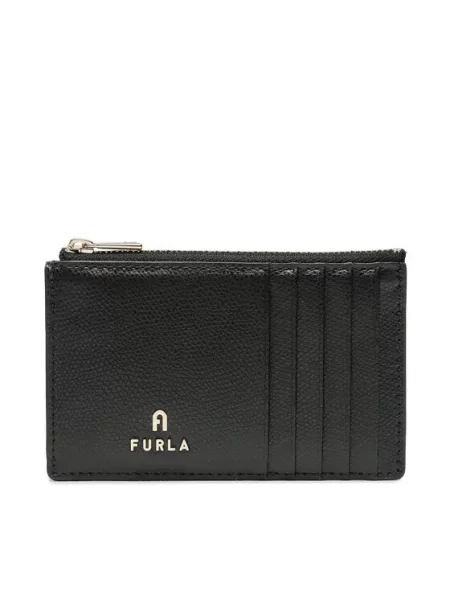 Kožená peňaženka Furla čierna