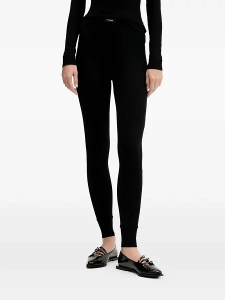 Leggings La Mania cu autograf negru