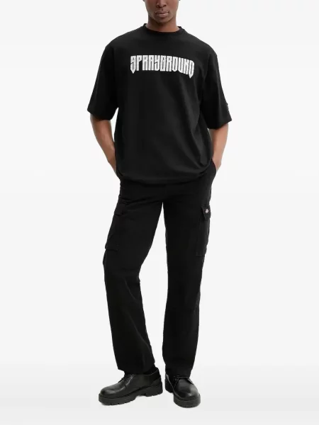 Tricou Sprayground cu dungi de tigru negru