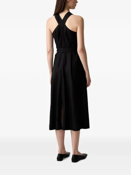 Cu centură rochie midi Vicolo cu bretele negru