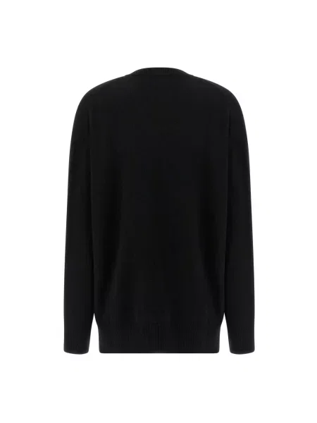 Sweter Jil Sander z kaszmiru czarny