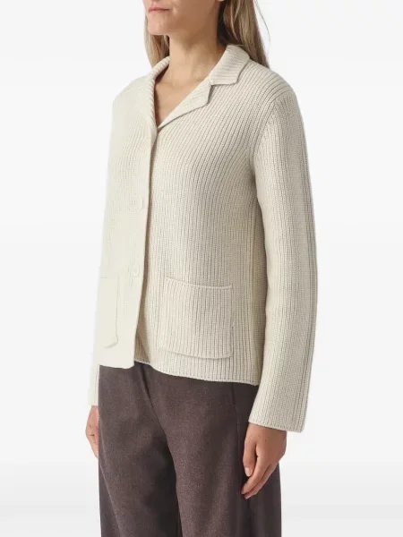 Cardigan Gran Sasso tricotate alb