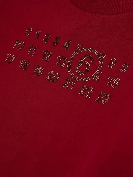Sweter dziecięcy Mm6 Maison Margiela czerwony