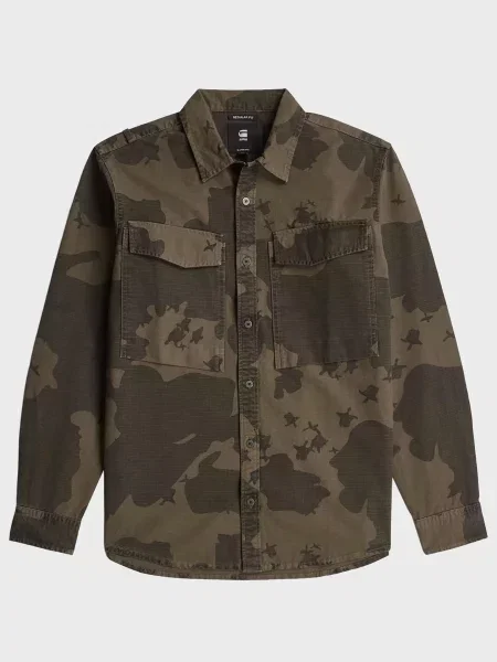 Рубашка G-star Raw зеленая