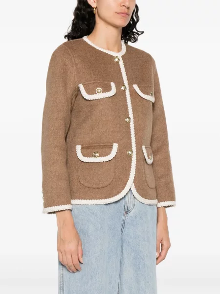 Geacă cu puf Sandro maro