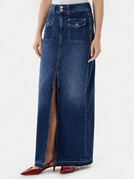 Φούστα τζιν Guess μπλε