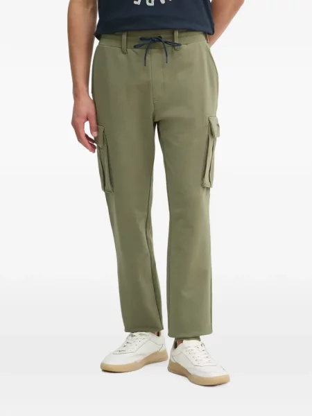 Pantaloni Aeronautica Militare alergare cu cordon verde