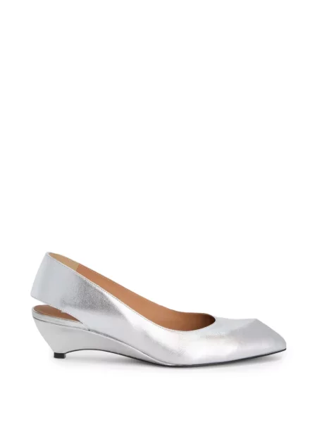 Laminat pantofi cu toc Jil Sander din piele slingback