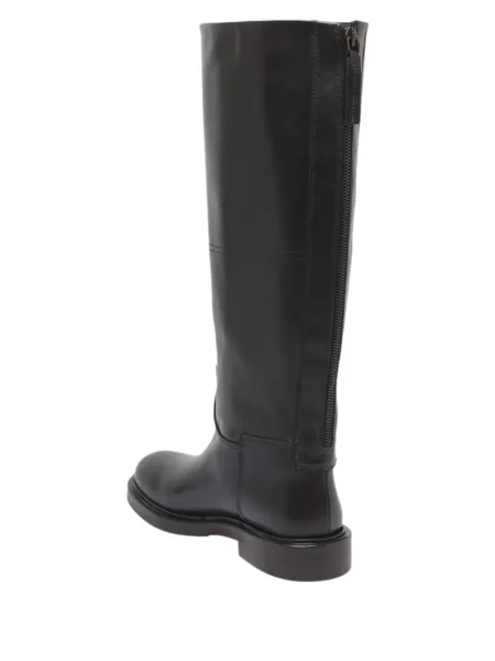 Botine Poeve din piele maro