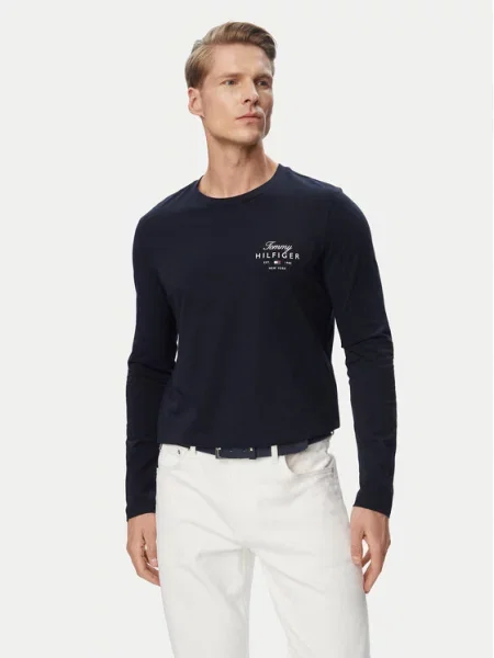 Hosszú ujjú hosszú hosszú ujjú póló Tommy Hilfiger