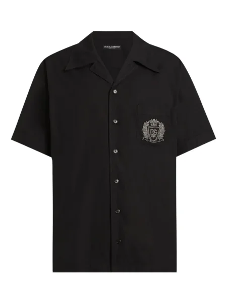 Cămașă Dolce & Gabbana scurtă negru