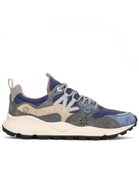 Sneakersy Flower Mountain w kwiatki niebieskie