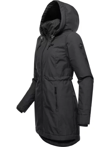 Ragwear Palton funcțională Dakkota metalic gri