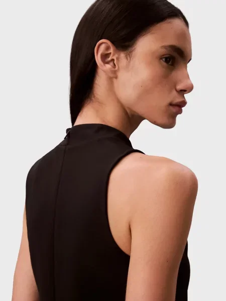 Мини джинсовое платье Calvin Klein Jeans черное