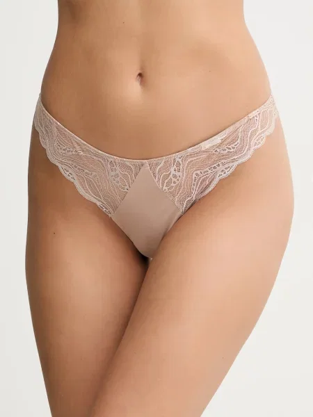 Calvin Klein Underwear Tangá béžová