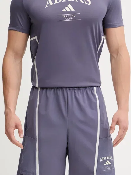 Kratke hlače za vadbo adidas Performance Heritage vijolična
