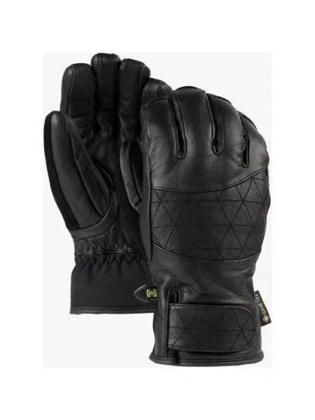 Rękawice burton gondy GORE-TEX skóra kobieta M czarny
