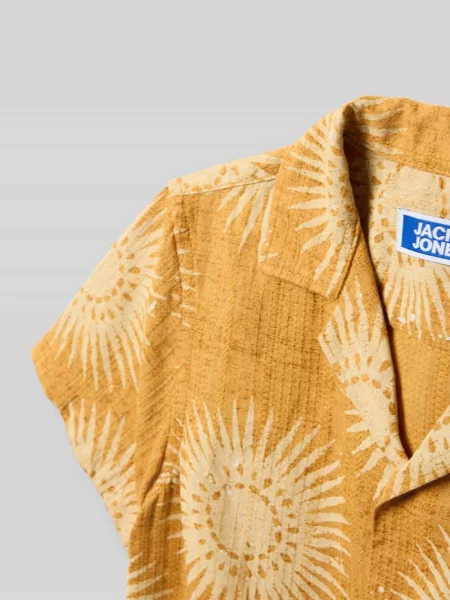 Koszula casualowa we wzór na całej powierzchni model BILBAO' Jack & Jones