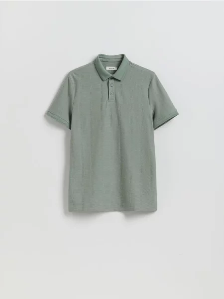 Поло Reserved зеленое