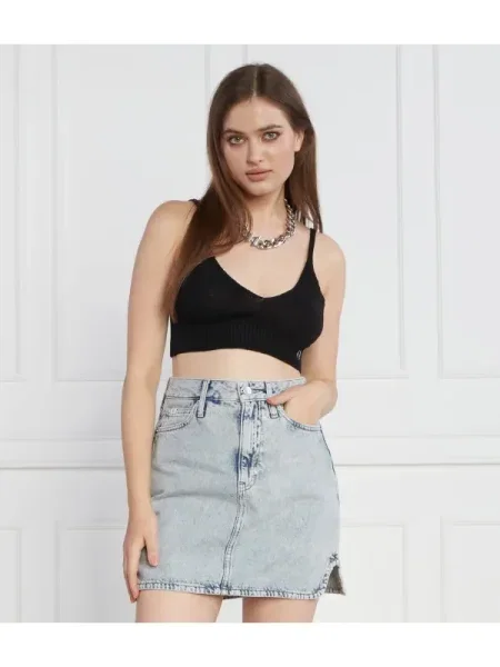 Farmer felső Calvin Klein Jeans fekete
