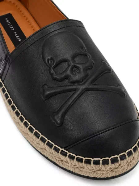 Espadrile Philipp Plein din piele negru