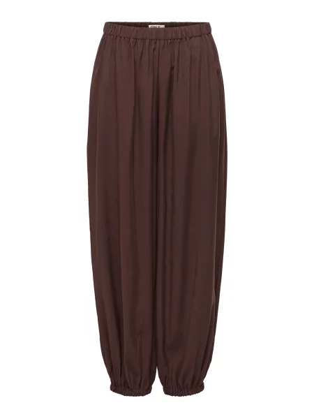 ONLY Hlače ONLSCARLY temno rjava