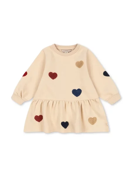 Konges Sløjd розкльошена сукня з бавовною LOU TERRY SWEAT DRESS OCS