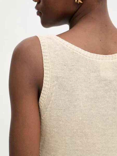 MM by Max Mara топ лляний BRAVA